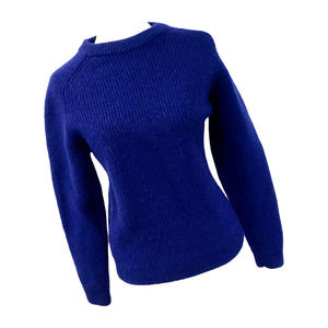 Patagonia Navy Blue Wool Crewneck Sweater Vintage
